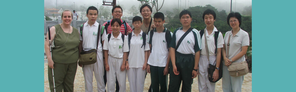 Christie with class in China