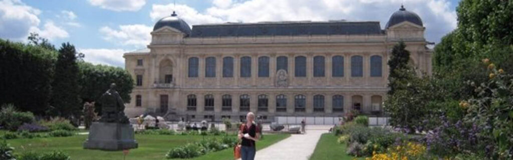 Kathryn Carroll outside Norwegian building