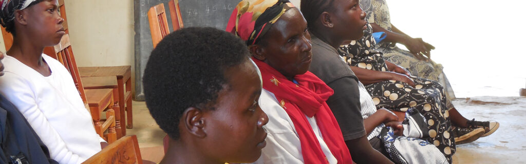 Women in Kenya attend training