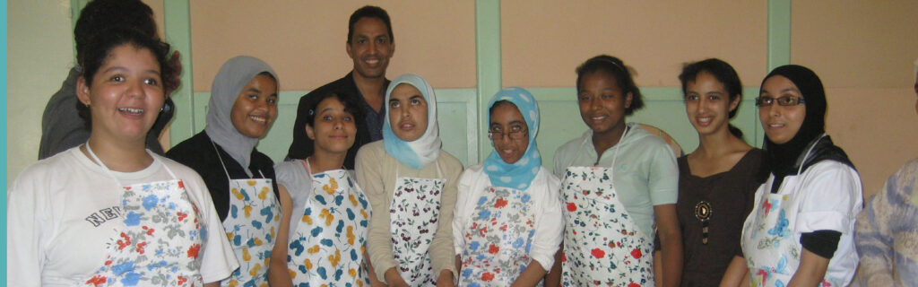 Group of Blind Moroccan girls