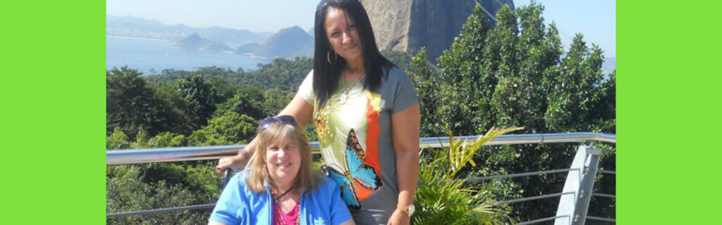 A woman and her PA in Brazil