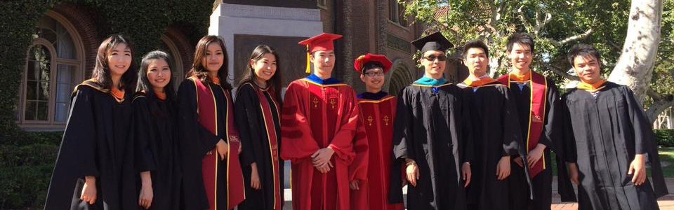 Chart in graduation regalia