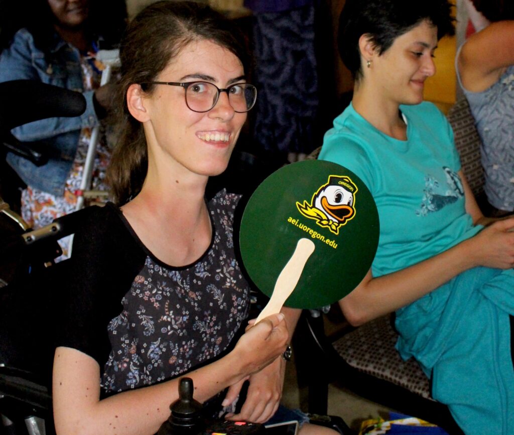 WILD delegate at the University of Oregon